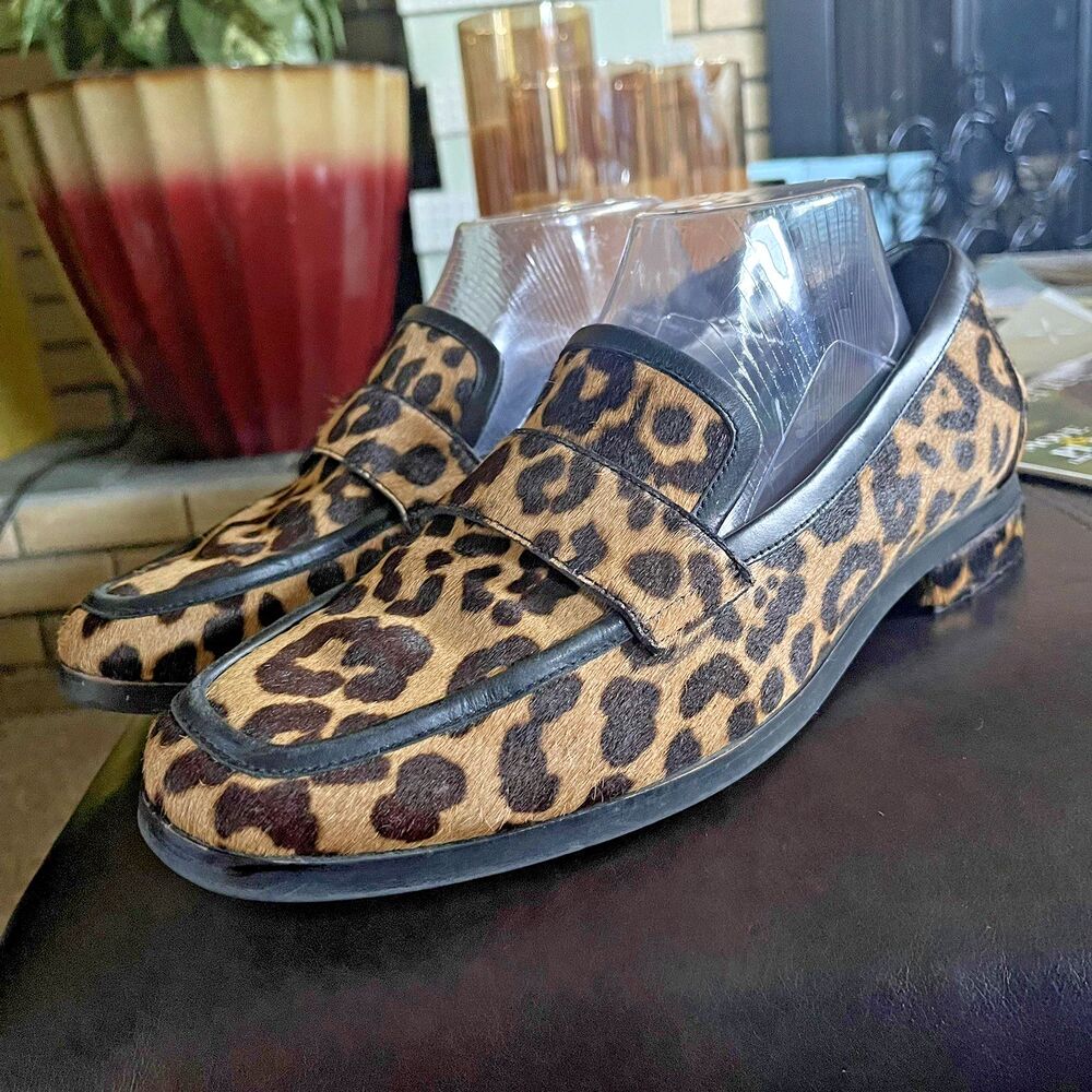 Vionic Sellah Leopard Print Loafers Size 11